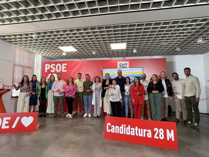 Presentación de la candidatura del PSOE en Minas de Riotinto