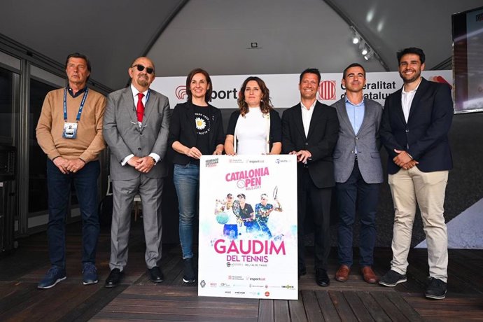 La consellera de la Presidncia, Laura Vilagr, en la presentació aquest dissabte del Catalonia Open WTA 12 - Trofeu Internacional Reus Costa Daurada