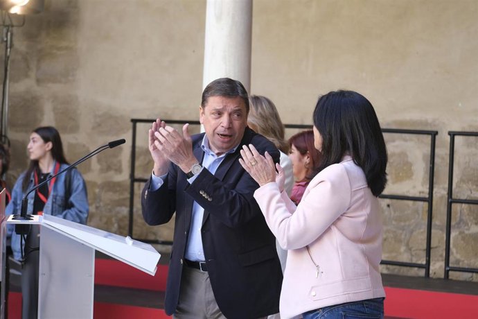 El ministro de Agricultura, Luis Planas, en la jornada sobre mundo rural del PSOE