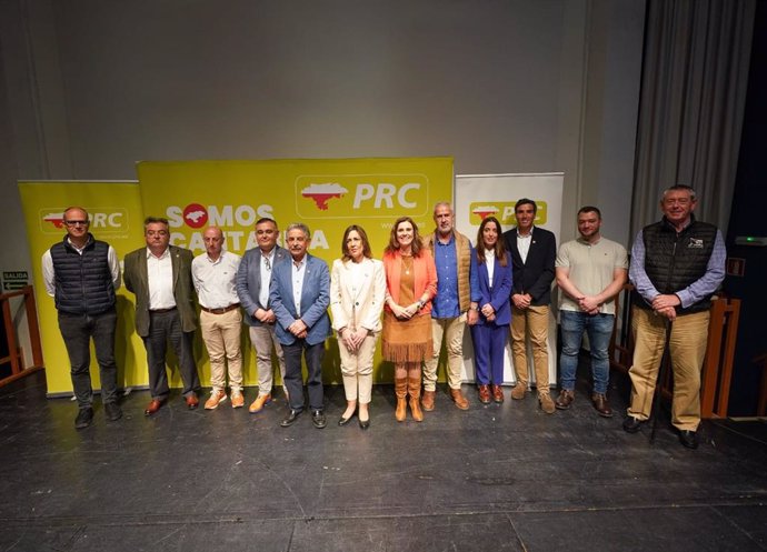 Acto de presentación de los candidatos a las alcaldías del PRC de la comarca de Siete Villas.