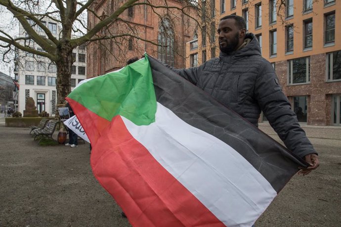 Manifestación en Berlín por la paz en Sudán 