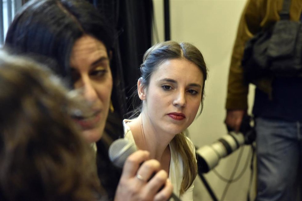 Montero este sábado durante un acto en Barcelona