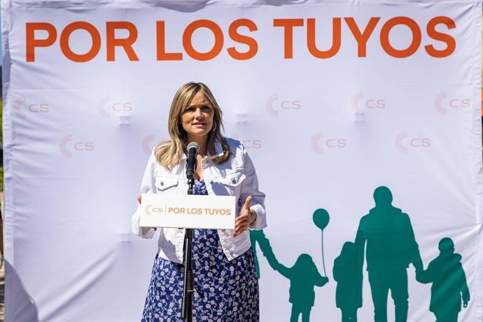 La portavoz nacional de Ciudadanos, Patricia Guasp, en un acto en Madrid.