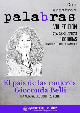 Cartel de la iniciativa 'Con nuestras palabras' que impulsa el Ayuntamiento de Cádiz.