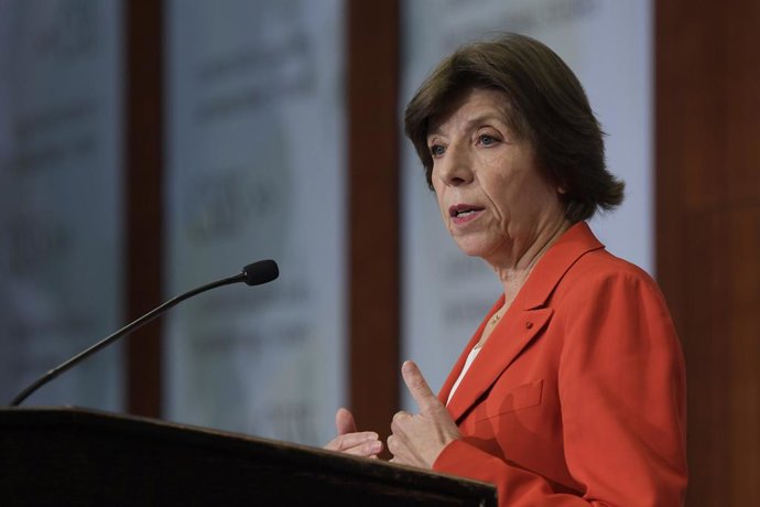 Archivo - La ministra de Exteriores de Francia, Catherine Colonna