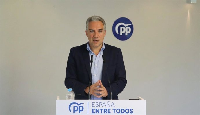 El coordinador general del PP, Elías Bendodo.