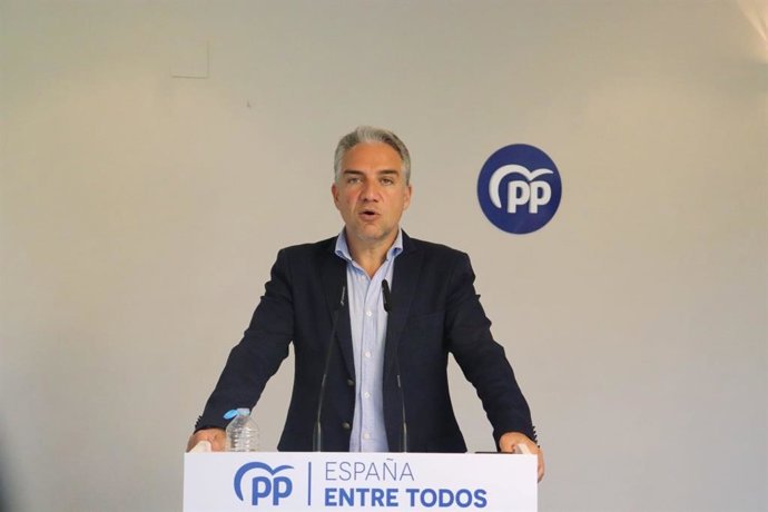 El coordinador general del PP, Elías Bendodo.