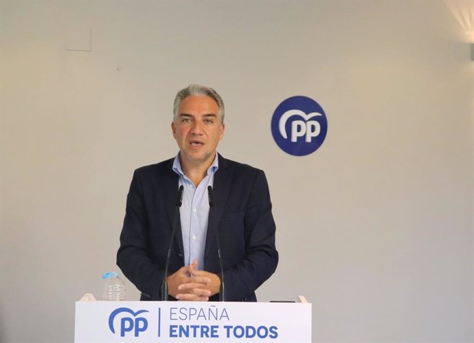 El coordinador general del Partido Popular (PP), Elías Bendodo.