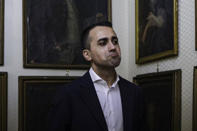 Archivo - September 14, 2022, Napoli, Campania, ITALIA: 14/07/2022 Naples, tonight in the middle of the election campaign the Minister of Foreign Affairs Hon. Luigi Di Maio visited the San Giuseppe dei Nudi foundation in Naples.In the photo the Foreign 