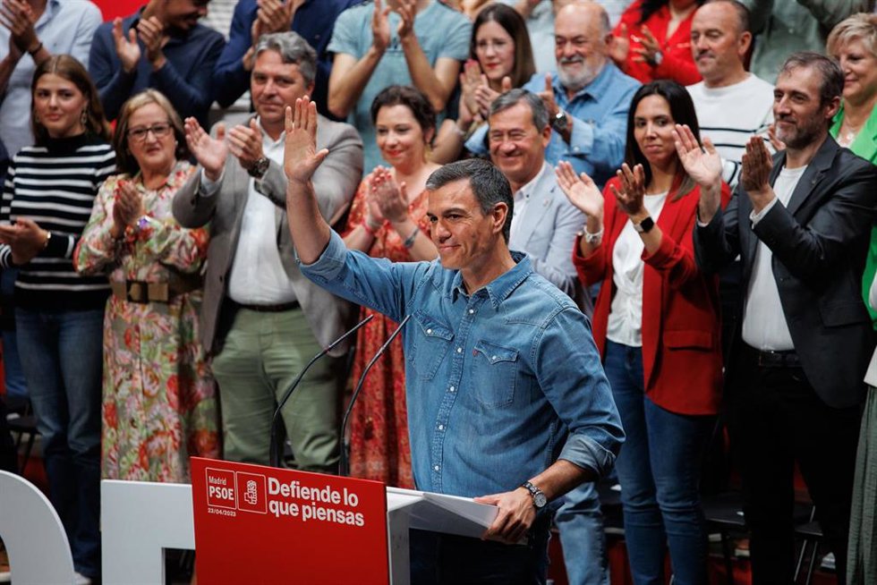 El presidente del Gobierno y secretario general del PSOE, Pedro Sánchez