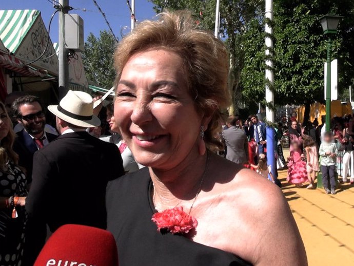 Ana Rosa Quintana en la Feria de Abril de Sevilla