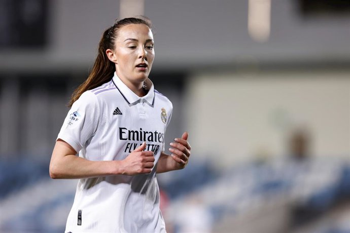 La centrocampista escocesa Caroline Weir durante un partido con el Real Madrid