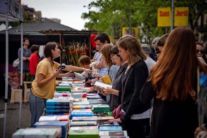 Una parada de Sant Jordi