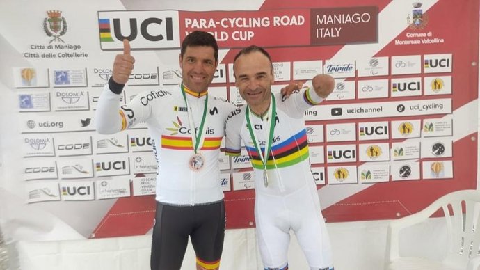 La selección española de ciclismo paralímpico suma tres medallas en la última jornada de la Copa del Mundo de Maniago