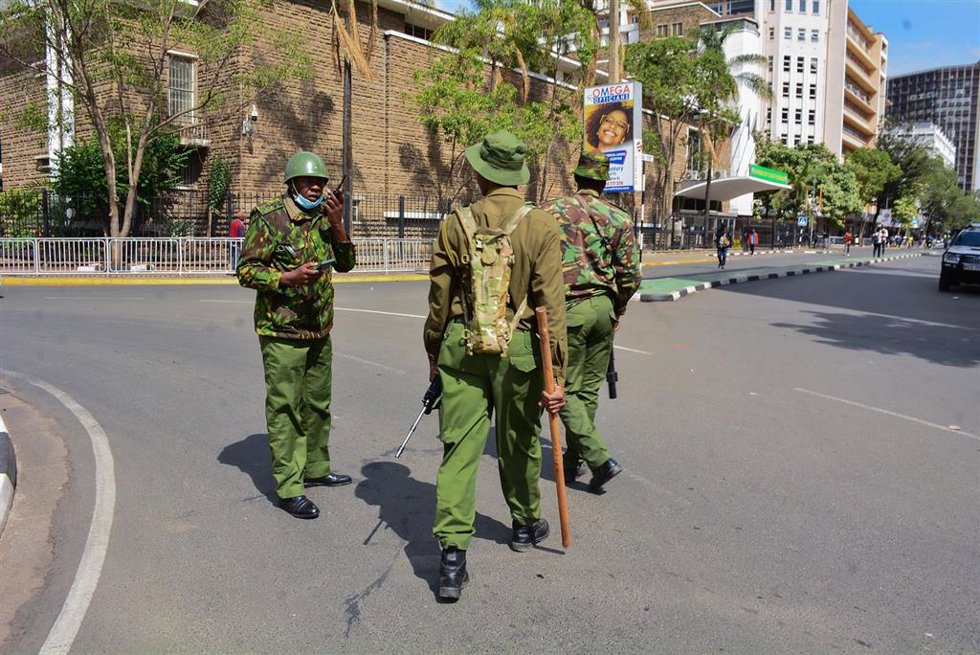 Archivo - Imagen de archivo de la Policía antidisturbios de Kenia