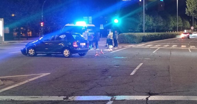 Imagen de un accidente.