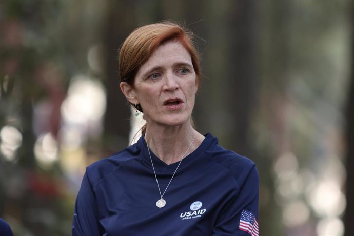 Archivo - La administradora de la Agencia de Estados Unidos para el Desarrollo Internacional (USAID), Samantha Power