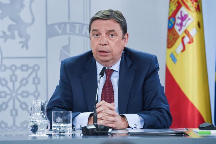 El ministro de Agricultura, Pesca y Alimentación, Luis Planas,  