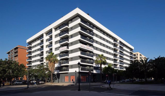 El edificio del Residencial Mistral (Valencia) entregado por Aedas Homes a Vivia (Grupo Lar-Primonial)