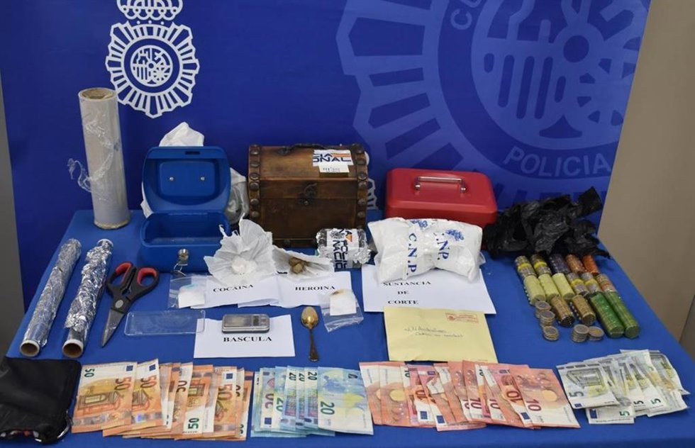 Drogas intervenidas en Plasencia