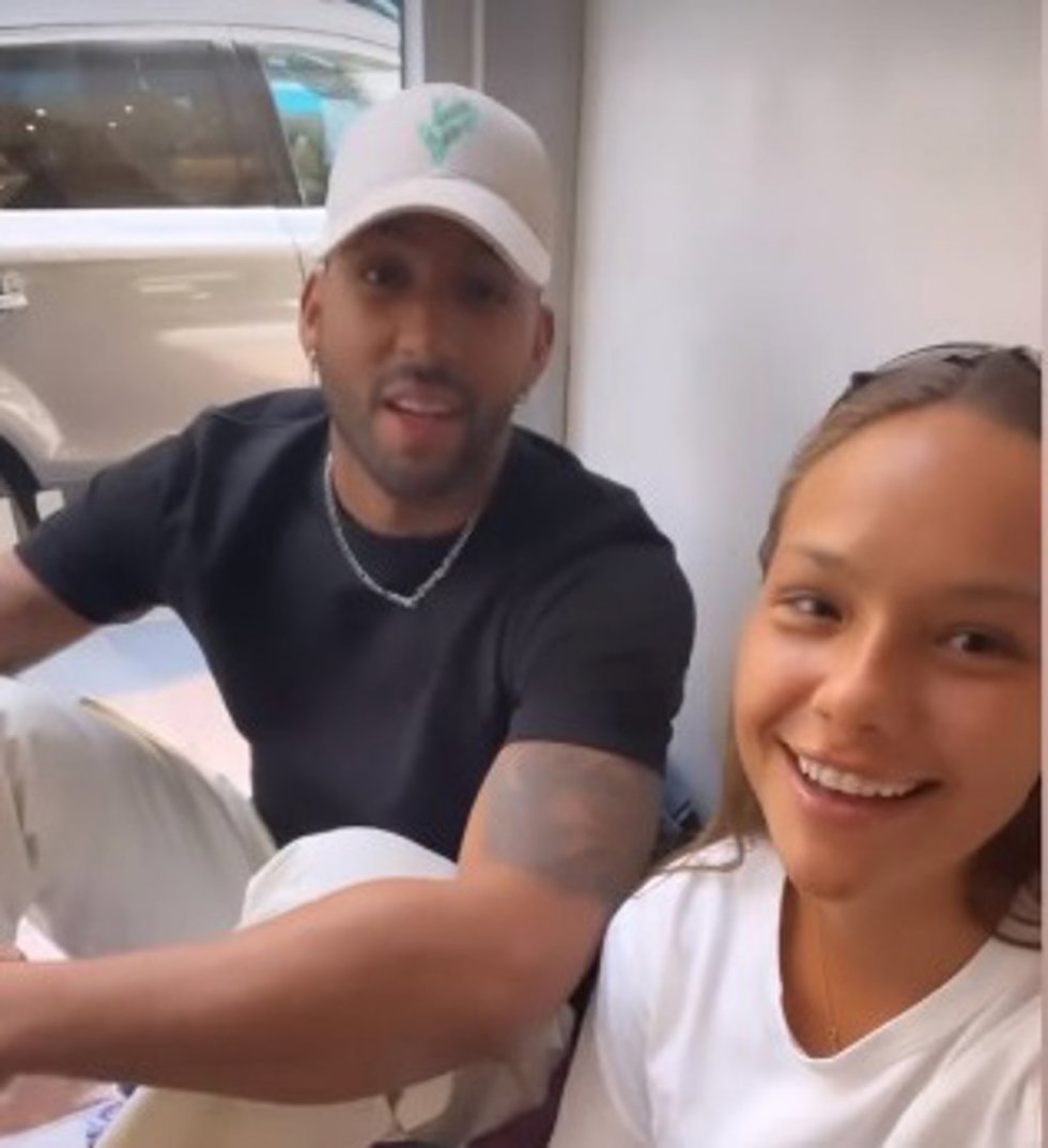 Yulen Pereira y Katerina Safarova han comido juntos en la casa de ella este domingo