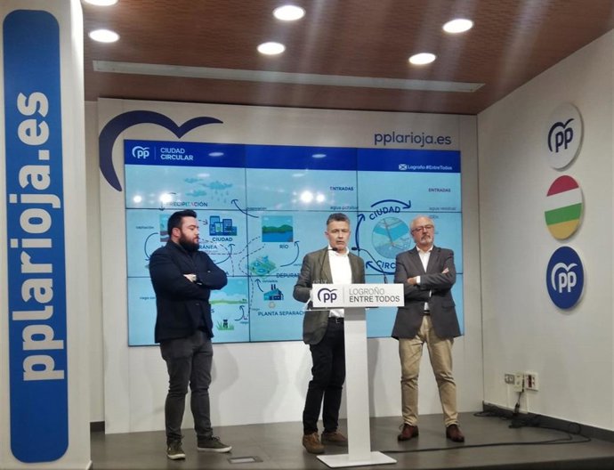 El PP plantea un plan de eficiencia hídrica para Logroño, para realizar en 7 años por 25,5 millones