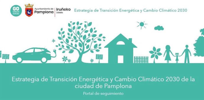 Cartel de la Estrategia de Transición Energética.