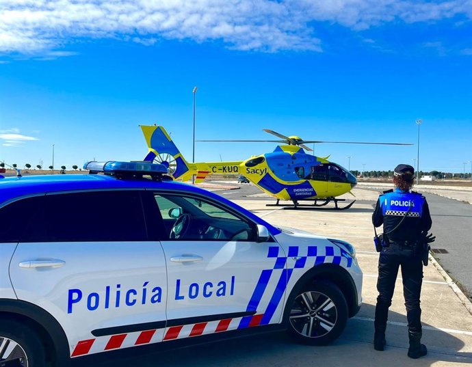 Agentes de la Policía Local de Arévalo.