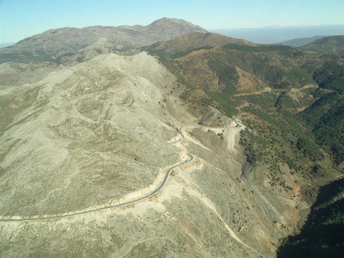 Vista aérea de Sierra Blanca