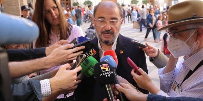 El presidente aragonés, Javier Lambán.