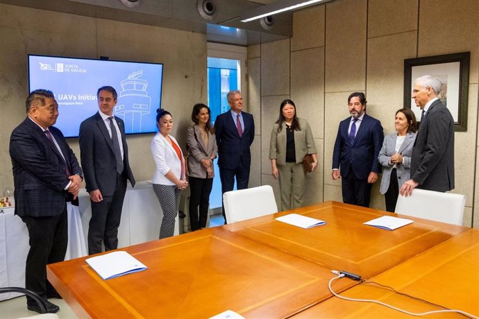 El vicepresidente primero de la Xunta, Francisco Conde, se reúne con representantes de la compañía Boeing
