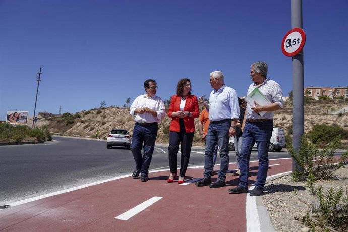 Visita las obras del carril bici entre Almería y Huércal de Almería.