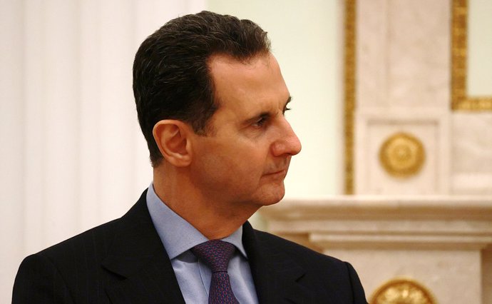 Archivo - El presidente de Siria, Bashar al Asad, en una visita oficial a Moscú.