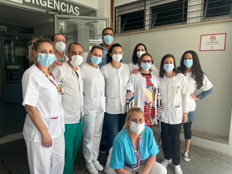 Equipo del Centro de Salud La Línea Poniente.