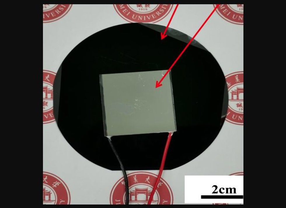 El nuevo dispositivo generador termoeléctrico autoalimentado utiliza un absorbedor solar de banda ultraancha (UBSA) para capturar la luz solar, que calienta el generador.