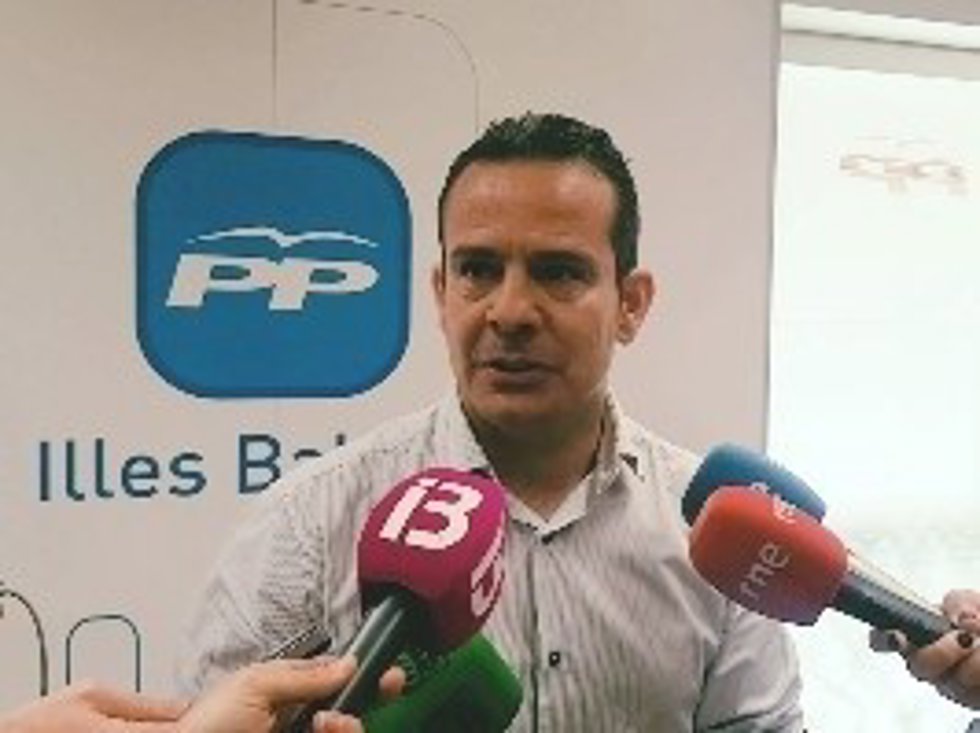 Archivo - El portavoz del PP en la comisión de control de IB3, Toni Fuster