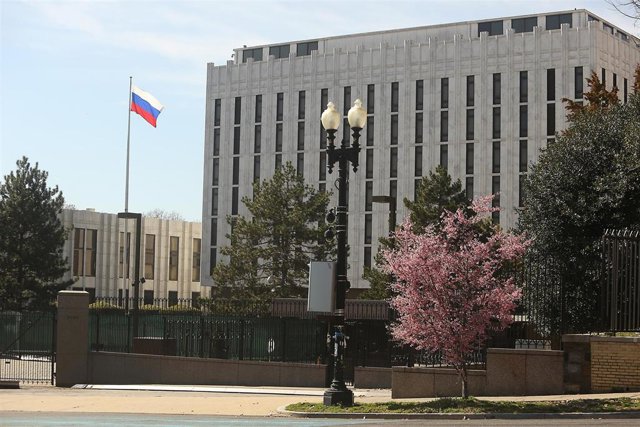 Archivo - La Embajada de Rusia en Washington D.C., Estados Unidos