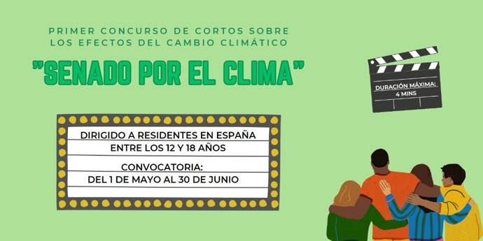 El Senado convoca un concurso de cortometrajes sobre el cambio climático.