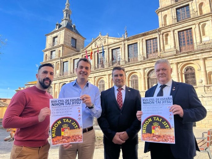 Presentación en Toledo del Campeonato de España Nihon Tai Jitsu en el Rafael del Pino