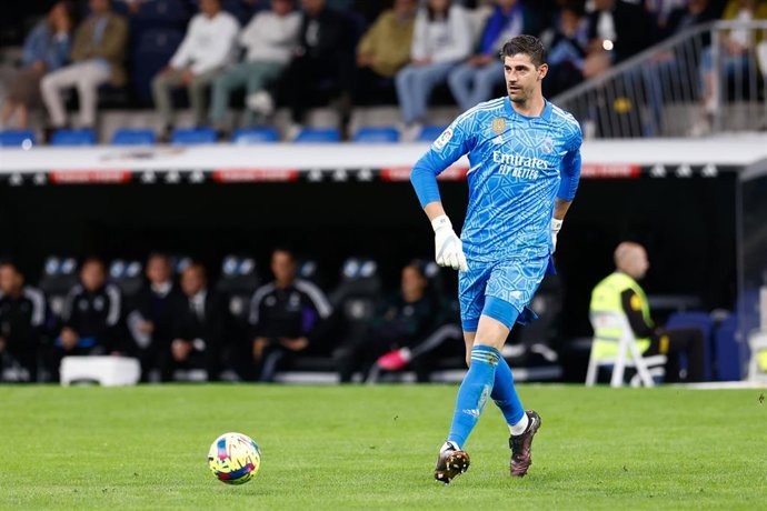 Thibaut Courtois con el Real Madrid