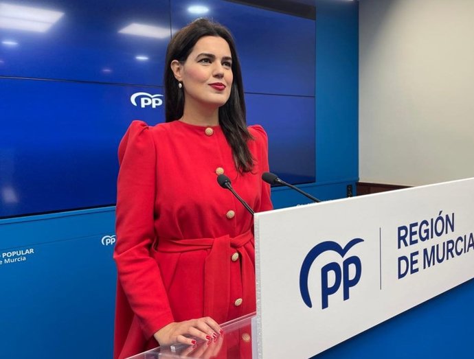 La portavoz del Partido Popular de la Región de Murcia, Miriam Guardiola
