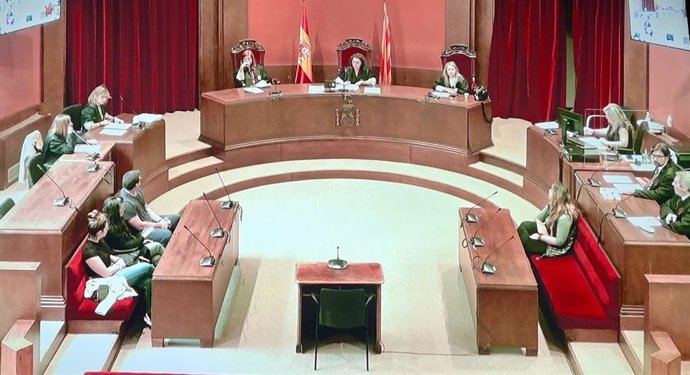 Imagen de las declaraciones durante la vista de apelación