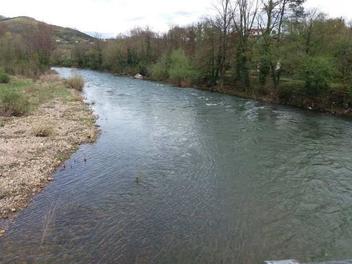 Archivo - Río Nalón en Asturias.