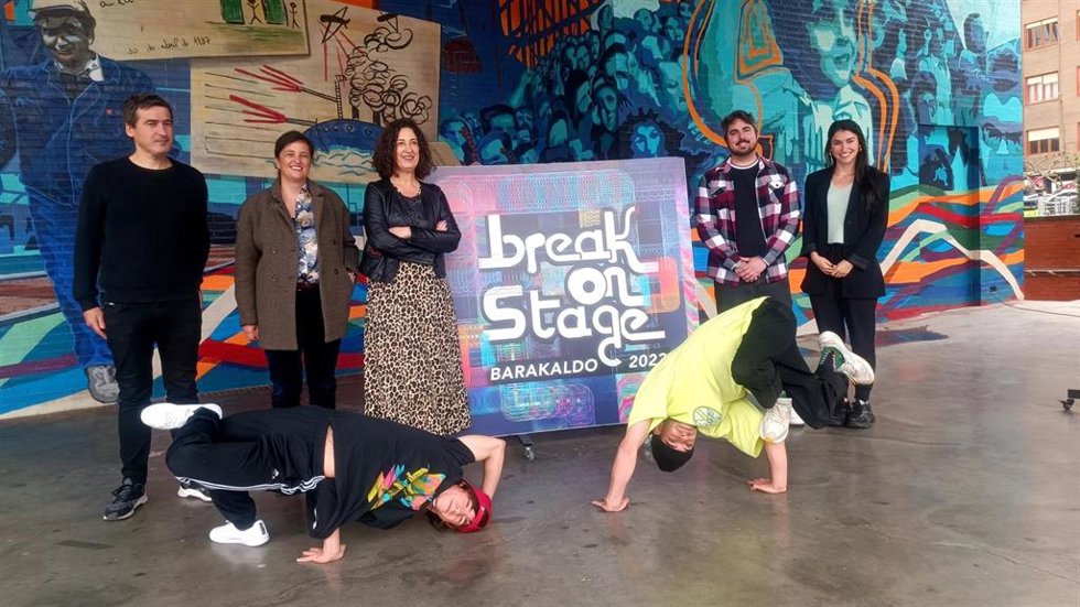 Presentación del festival de cultura urbana BreakOnStage en Barakaldo