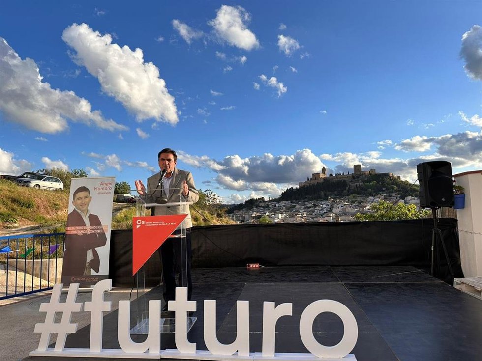 Archivo - Miguel Moreno en la presentación de la candidatura de Alcalá la Real.