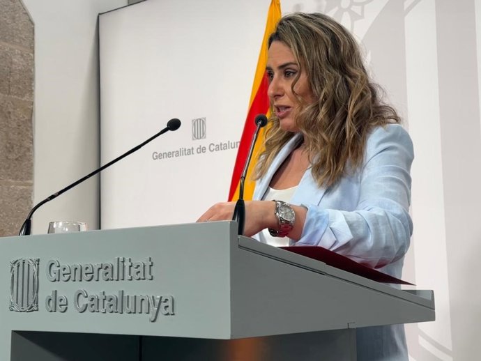 La portavoz del Govern, Patrícia Plaja