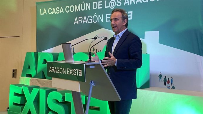 Raúl Burillo en la presentación de su candidatura al Ayuntamiento de Zaragoza
