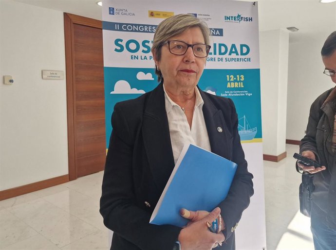 La conselleira do Mar, Rosa Quintana.