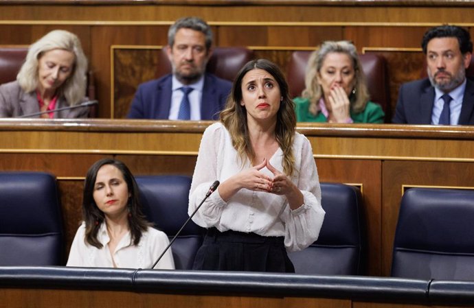 La ministra de Igualdad, Irene Montero