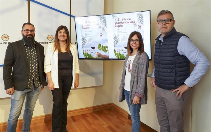 Valladolid. 25/4/2023. Sala De Recepciones - Palacio Pimentel  La Diputación De Valladolid Presenta La Xiii Edición De Los Premios Calidad Cigales. Foto/Dpv/Miguel Ángel Santos